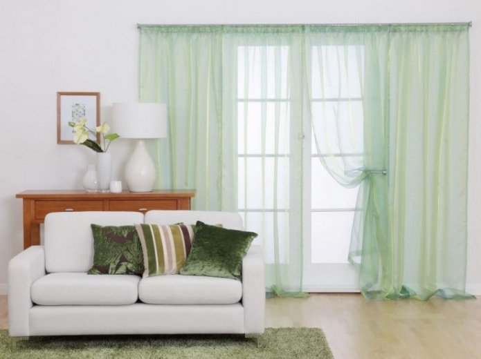 green tulle
