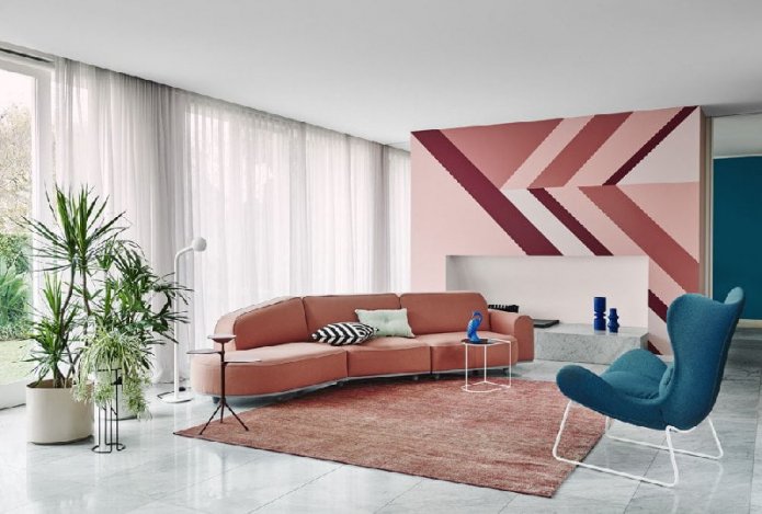 living room in a modern style