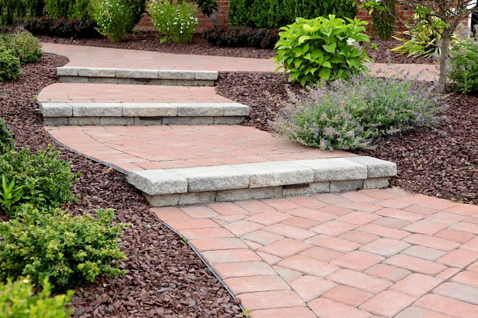 paved stone paths