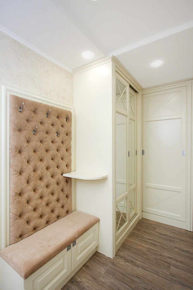 wardrobe in the hallway