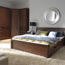 Corner wardrobe in the bedroom: types, contents, sizes, design-9