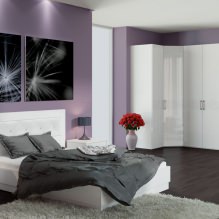Corner wardrobe in the bedroom: types, contents, sizes, design-14