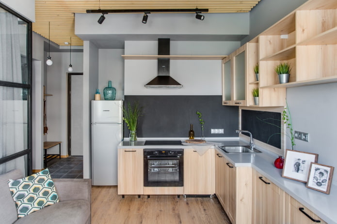 long white countertop