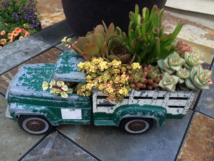 Children's car-planter