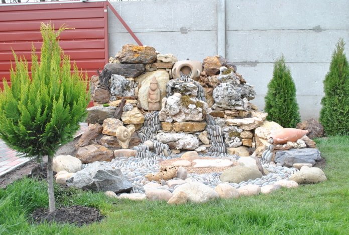 Stream of stones