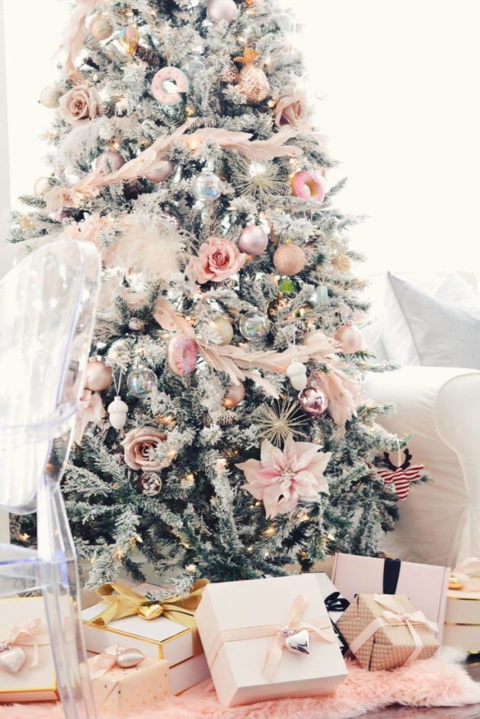 Pastel Christmas tree