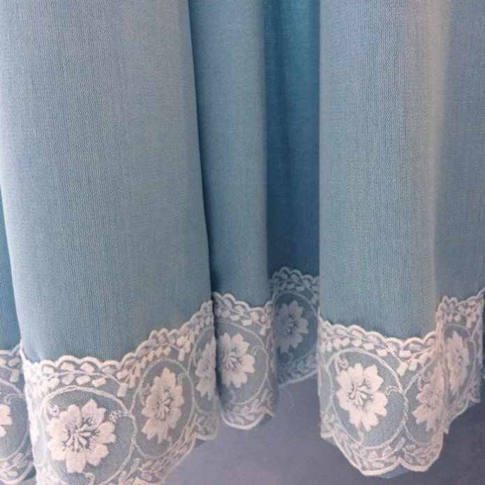 Lace along the bottom