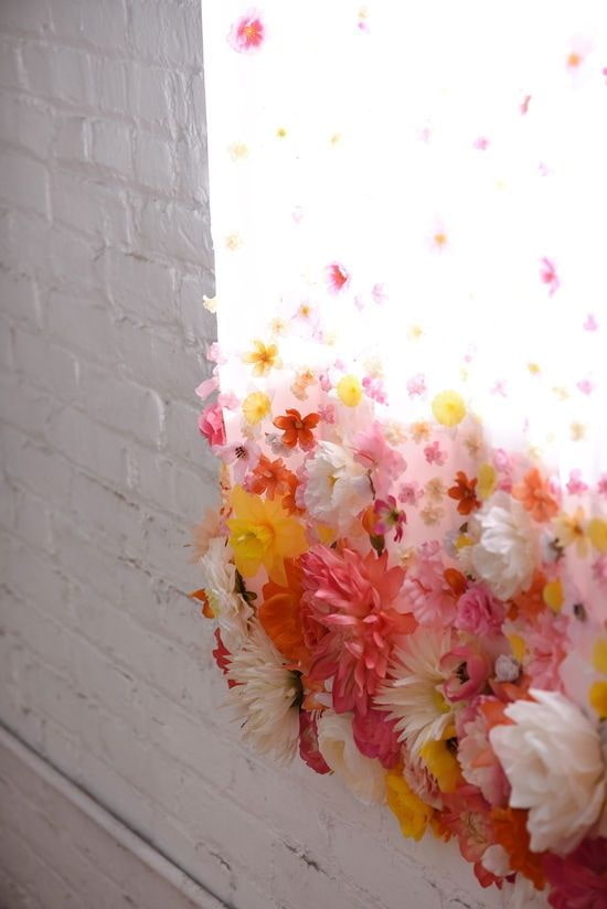 Flowers along the edge