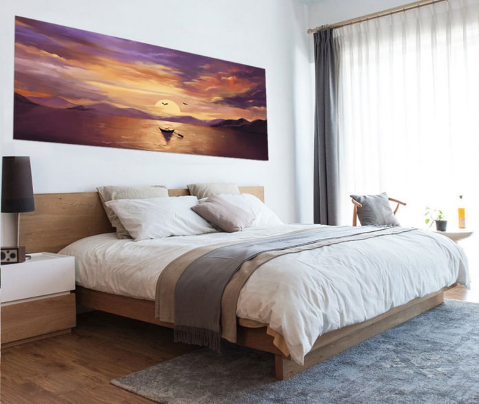 seascape above the bed