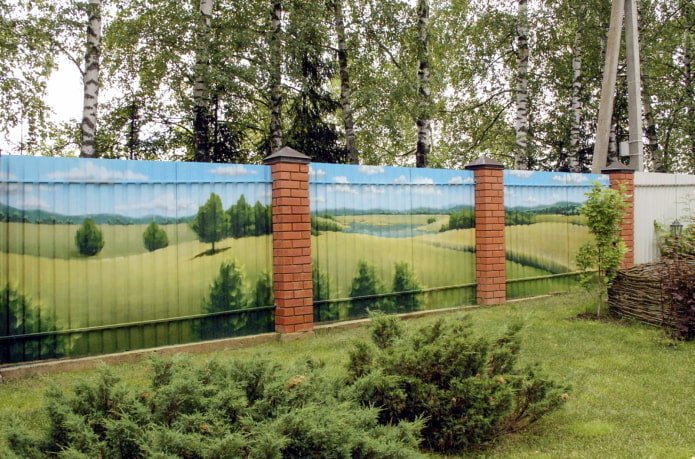 Fence painting