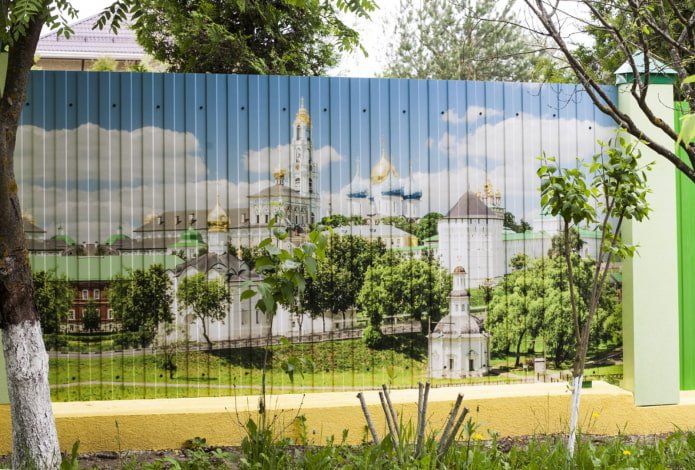 Photo printing on corrugated sheet