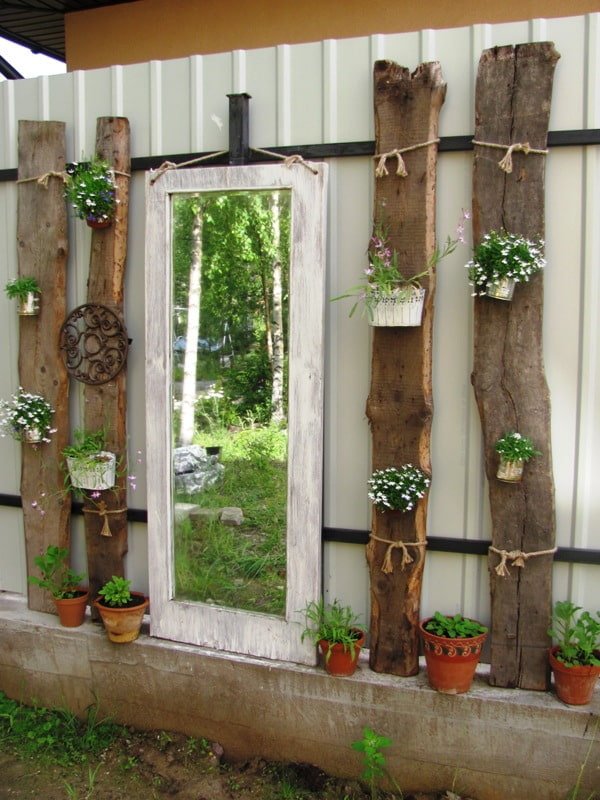 Mirror and boards