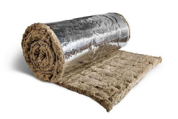 Roll of slag wool
