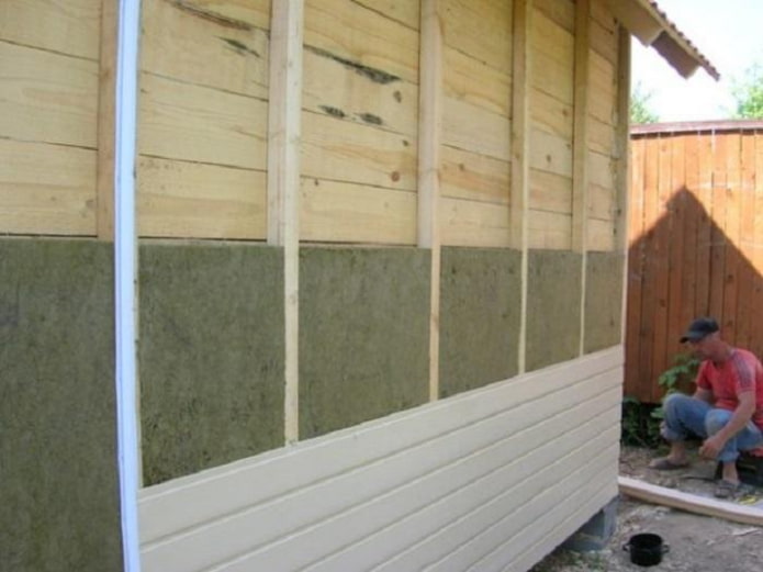 Finishing of external walls