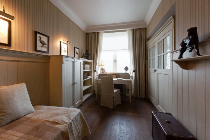 furniture in a narrow children's room