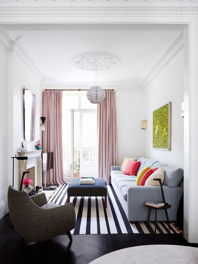 false fireplace in the interior