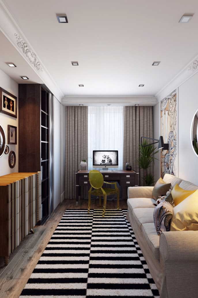 how to visually expand a room