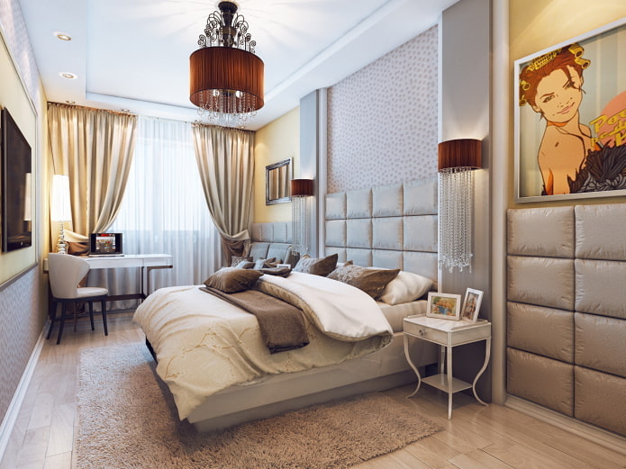 narrow bedroom design