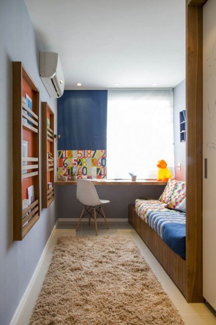 curtains in a children's room