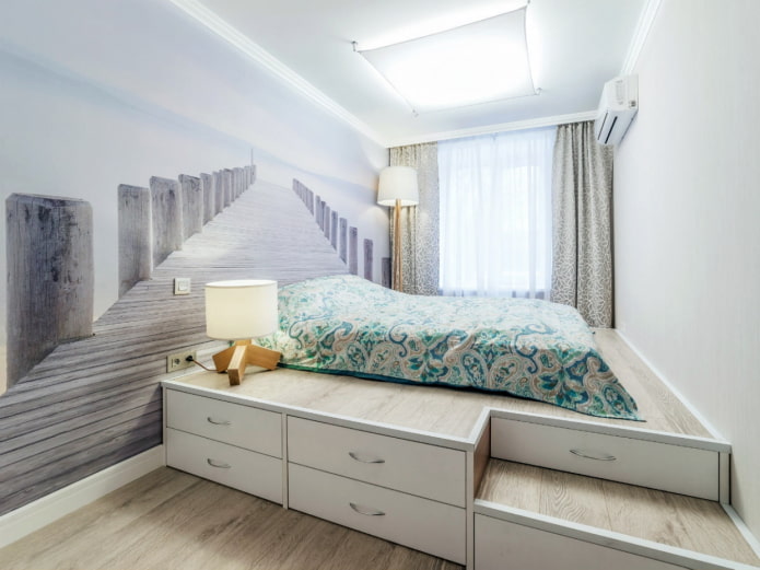 narrow bedroom interior design