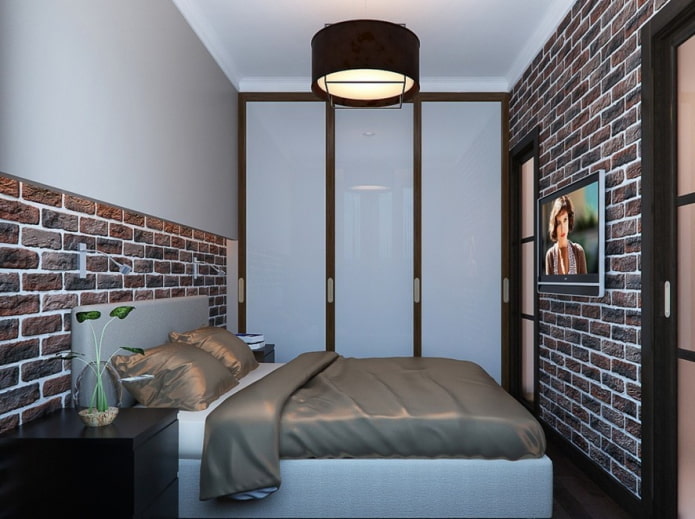 narrow bedroom interior design