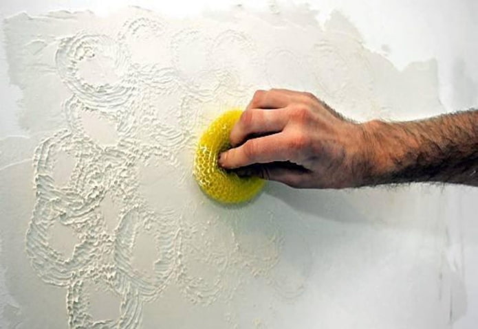 sponging