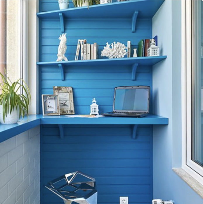 Blue clapboard