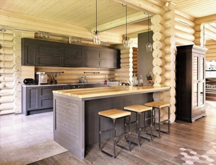 Kitchen island decoration