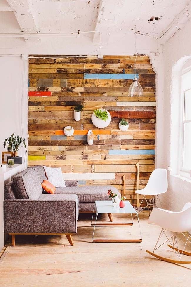decorative finishing with clapboard