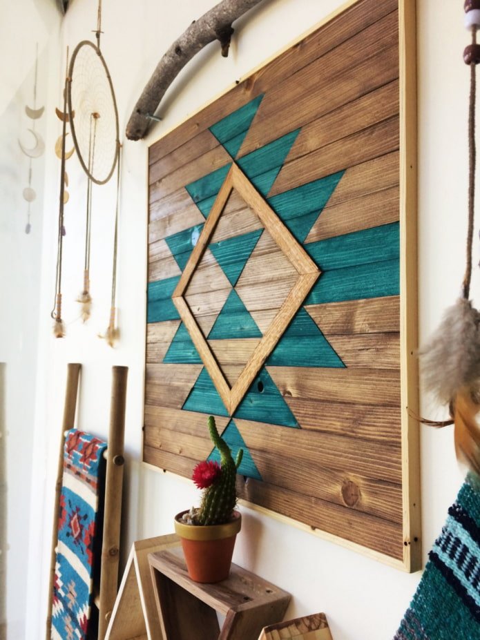 wooden painting