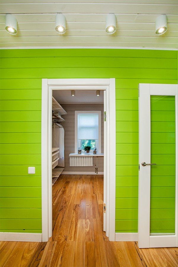 bright walls in the house