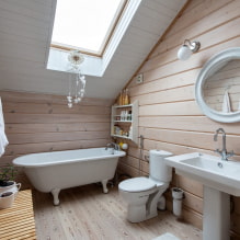 Vagonka in the bathroom interior-1