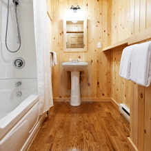 Clapboard in the bathroom interior-4