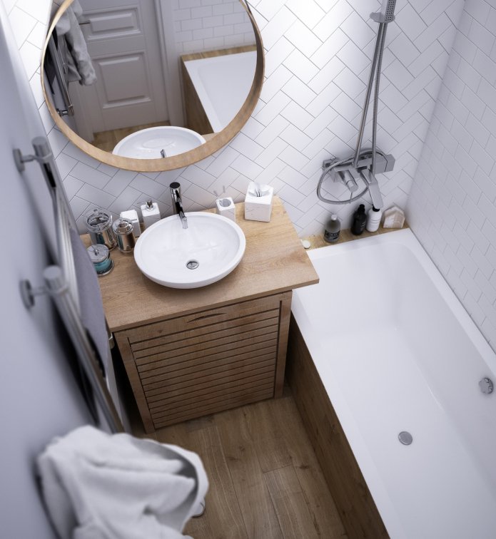 furniture in a small bathroom