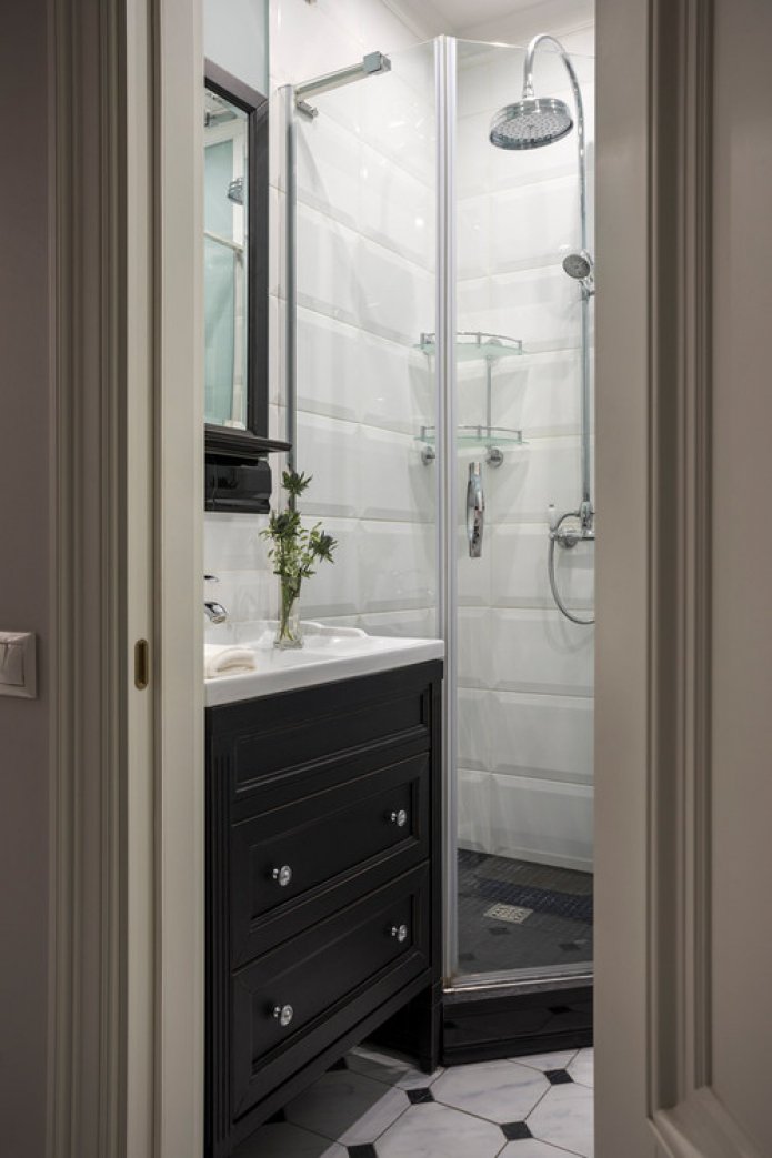 corner shower