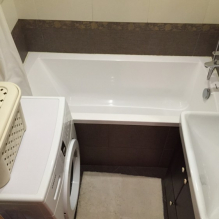 How to beautifully decorate the interior of a bathroom 2 sq. m?-2