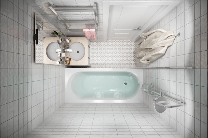 bathroom view from above