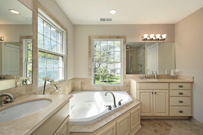 bathroom in classic style