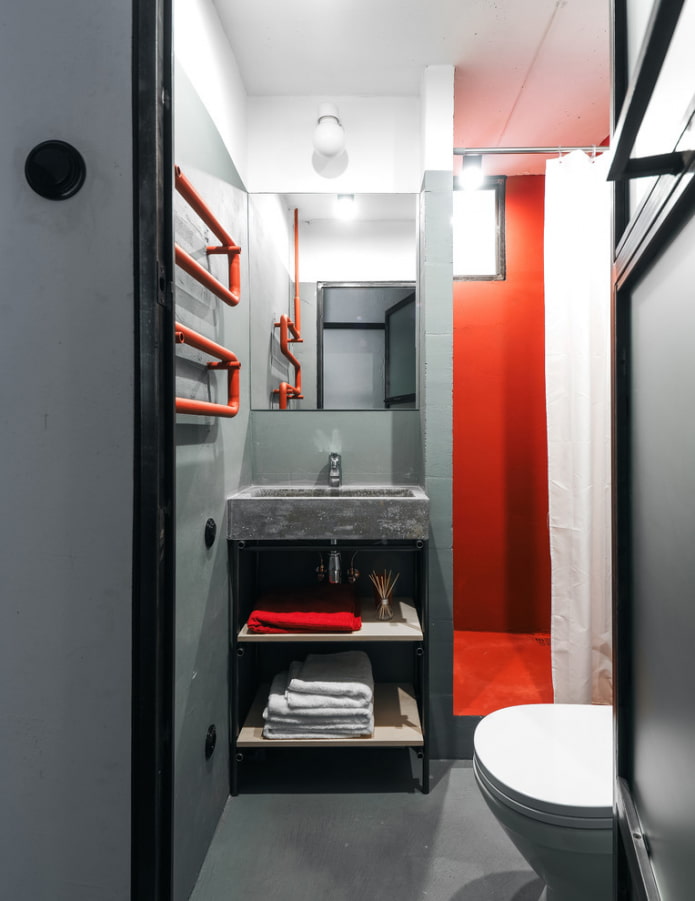 lighting in the bathroom