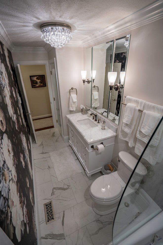 stylish classic bathroom 