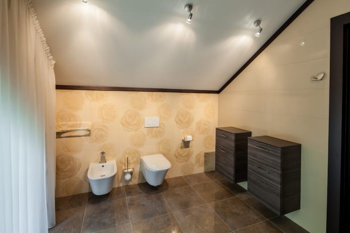 swivel lights in the bathroom
