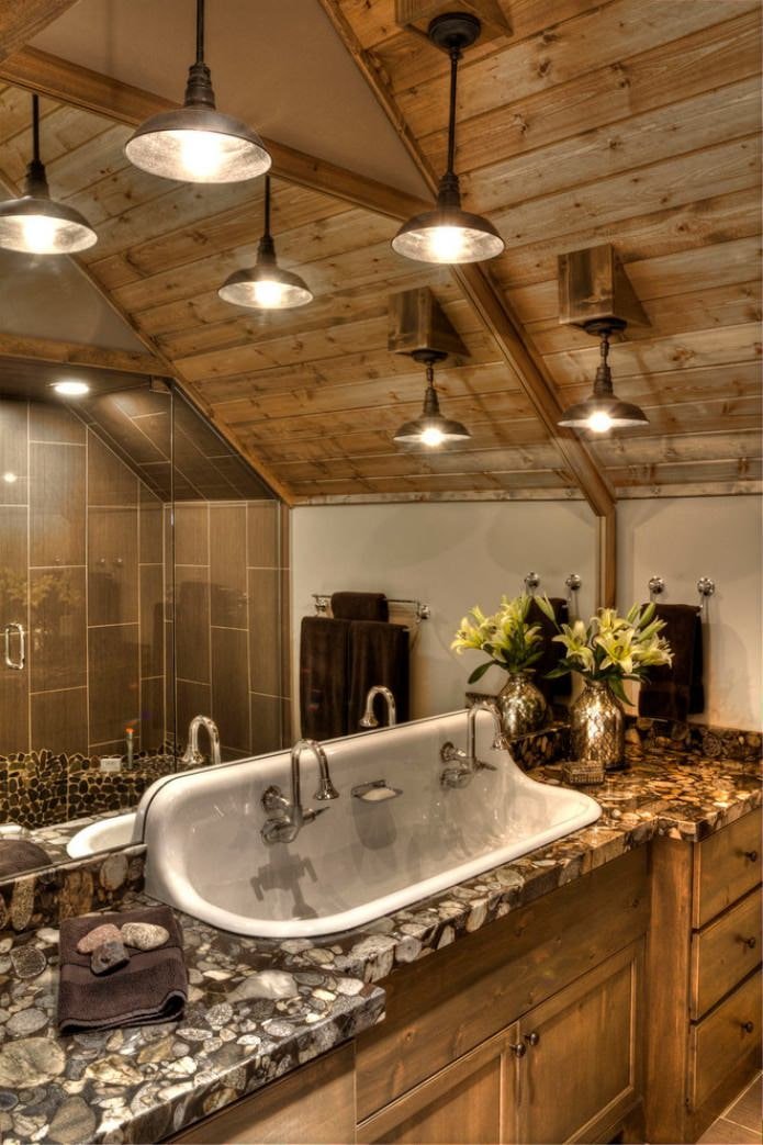 Eco style in the attic