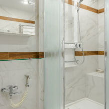 Bathroom design under marble-0