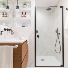Bathroom design under marble-1
