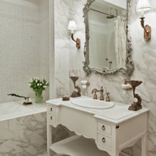 Bathroom design under marble-5
