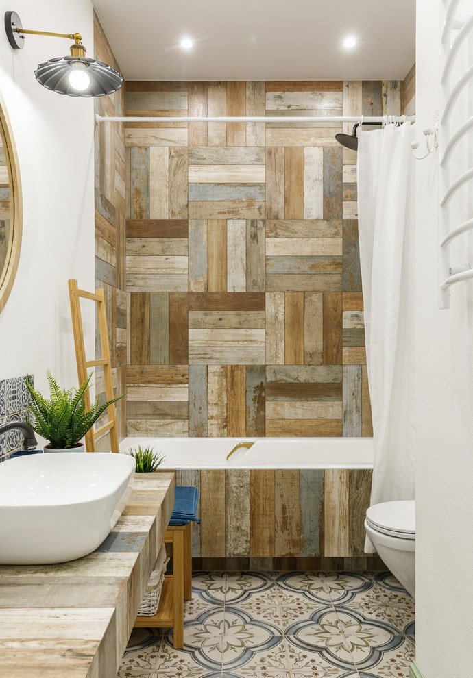 Wood-like tiles