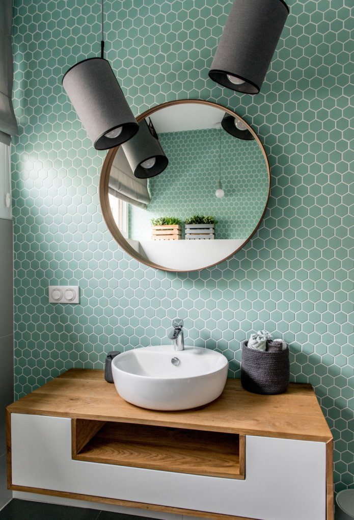Small honeycomb tiles