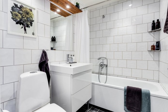 white bathroom interior design