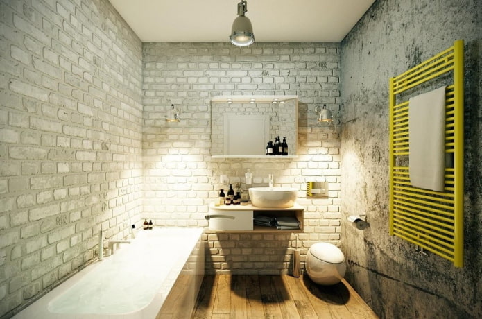 loft in the bathroom