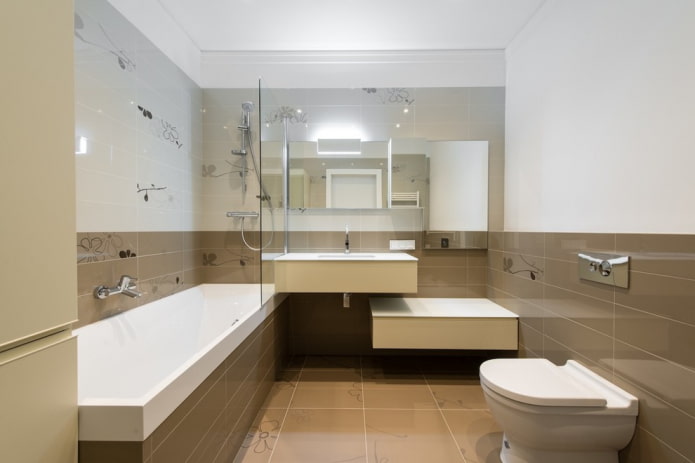 bathroom decoration in the style of minimalism